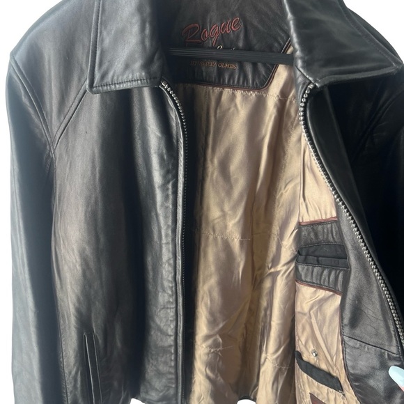 Vintage Rogue by Reilly Olmes Leather Jacket - Picture 3 of 8